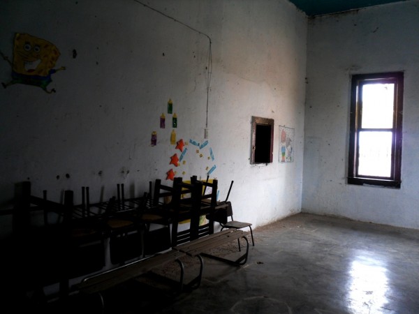 Salon abandonado