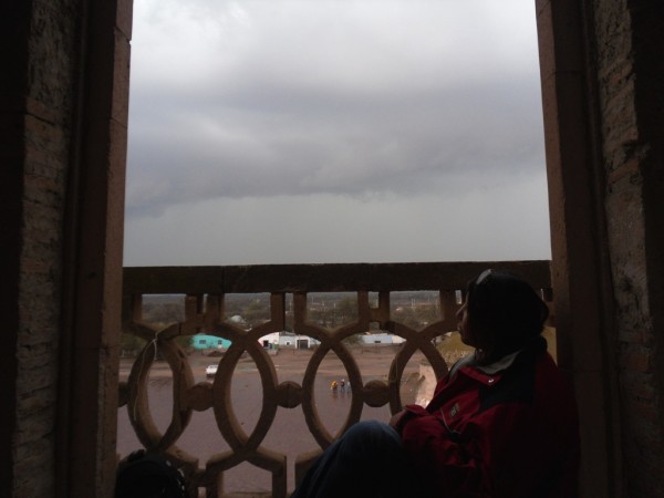 contemplando la lluvia
