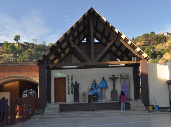 El altar de los juramentos en Juquila.