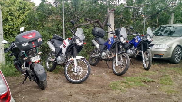 Un buen biker sabe estacionar su moto 